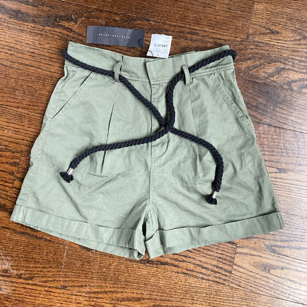 KNOW . ONE . CARES  PAPER BAG SHORTS SIZE SMALL FROM NORDSTROM-BNWT